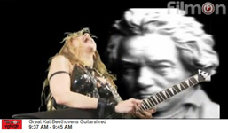 FILMON HORROR NETWORK IS BROADCASTING THE GREAT KAT'S "BEETHOVEN'S GUITAR SHRED" DVD!