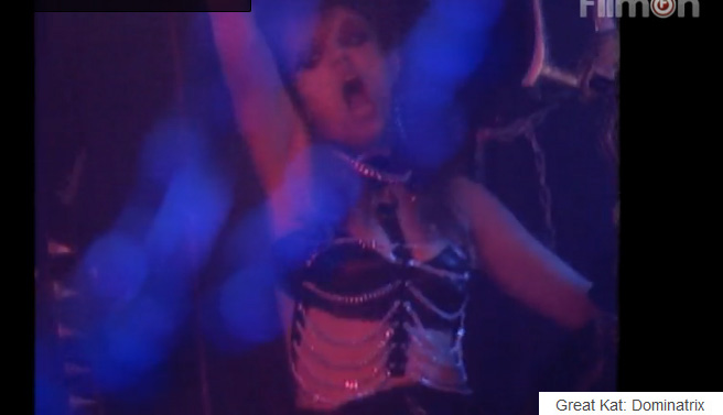 FILMON HORROR NETWORK is PLAYING THE GREAT KAT'S "EXTREME GUITAR SHRED" DVD!