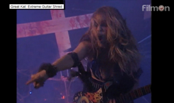 FILMON HORROR NETWORK is PLAYING THE GREAT KAT'S "EXTREME GUITAR SHRED" DVD TUES 8/26 & WED 8/27! "Enjoy the best in horror and bizarre films, specials and documentaries from the dark side of ART." 