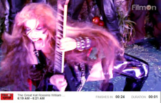 FILMON HORROR NETWORK IS BROADCASTING THE GREAT KAT'S ROSSINI'S "WILLIAM TELL OVERTURE" MUSIC VIDEO!