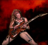 THE GREAT KAT IN "BLUEPRINTS OF SUBTLE MADNESS..." "Not only can this crazy bitch play faster than everyone I just mentioned, but her riffs were no f**king nonsense. No ballads, no quiet s**t unless it was from a classical composition which she frequently played as she is a Juilliard graduate, specializing in the violin. Doesn't matter what you're into musically it's just retarded how fast she can play." - Ubermorte, Blueprints of subtle madness...