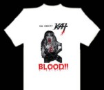 BLOOD!! T-SHIRT! XL WHITE