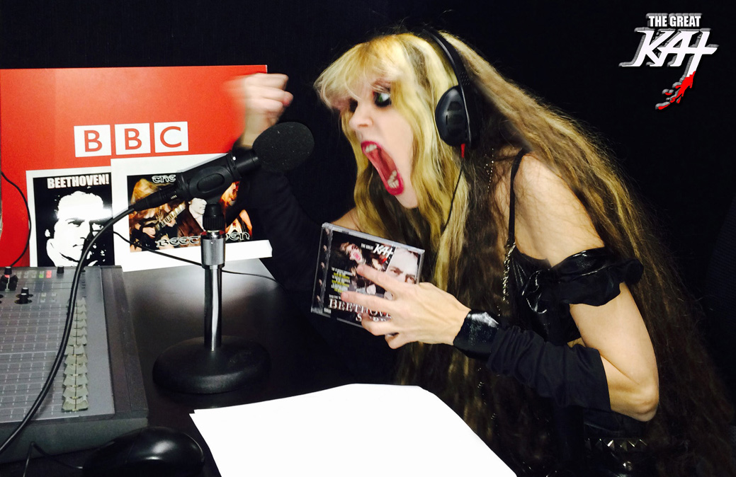 THE GREAT KAT BONUS INTERVIEW with RAINER HERSCH on BBC RADIO 4's "FAST AND FURIOSO" IS OUTRAGEOUS! Interview Coming Soon to BBC!