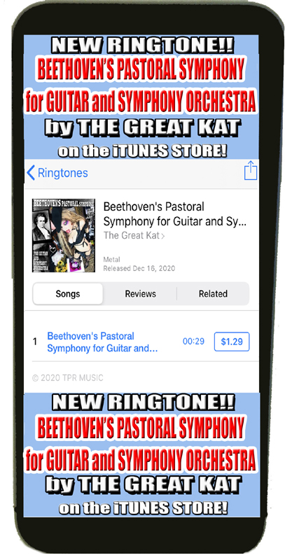 THE GREAT KAT'S RINGTONE for BEETHOVEN"S PASTORAL