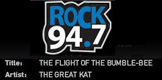 ROCK 94.7 Radio's "SCARY TERRY'S SATURDAY NIGHTMARE" SHOW Features THE GREAT KAT! "That upper tier of female metal artists is incomplete without The Great Kat. The Great Kat, one of the fastest guitarists of all time, was gracious enough to send me some voice work and a copy of her new album, Beethoven Shreds. Shred, it does." "The Great Kat - 'The Flight of the Bumblebee'. Her new Beethoven Shreds DVD is a must watch for guitar geeks." - Terry Stevens, Scary Terry's Saturday Nightmare Radio Show 