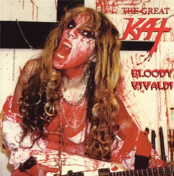 SPIEGEL ONLINE FEATURES 4 GREAT KAT ALBUM COVERS IN "PEINLICHE PLATTENCOVER" (EMBARRASSING ALBUM COVERS)! "The guitarist Katherine Thomas aka The Great Kat is ranked among the fastest metal shredders of all time." - Danny Kringiel, Spiegel Online (Germany)