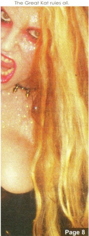 "The Great Kat rules all." ILLINOIS ENTERTAINER Magazine's Interview with The Great Kat in "THE METAL ISSUE"!! (Nov. 2006) READ NOW!